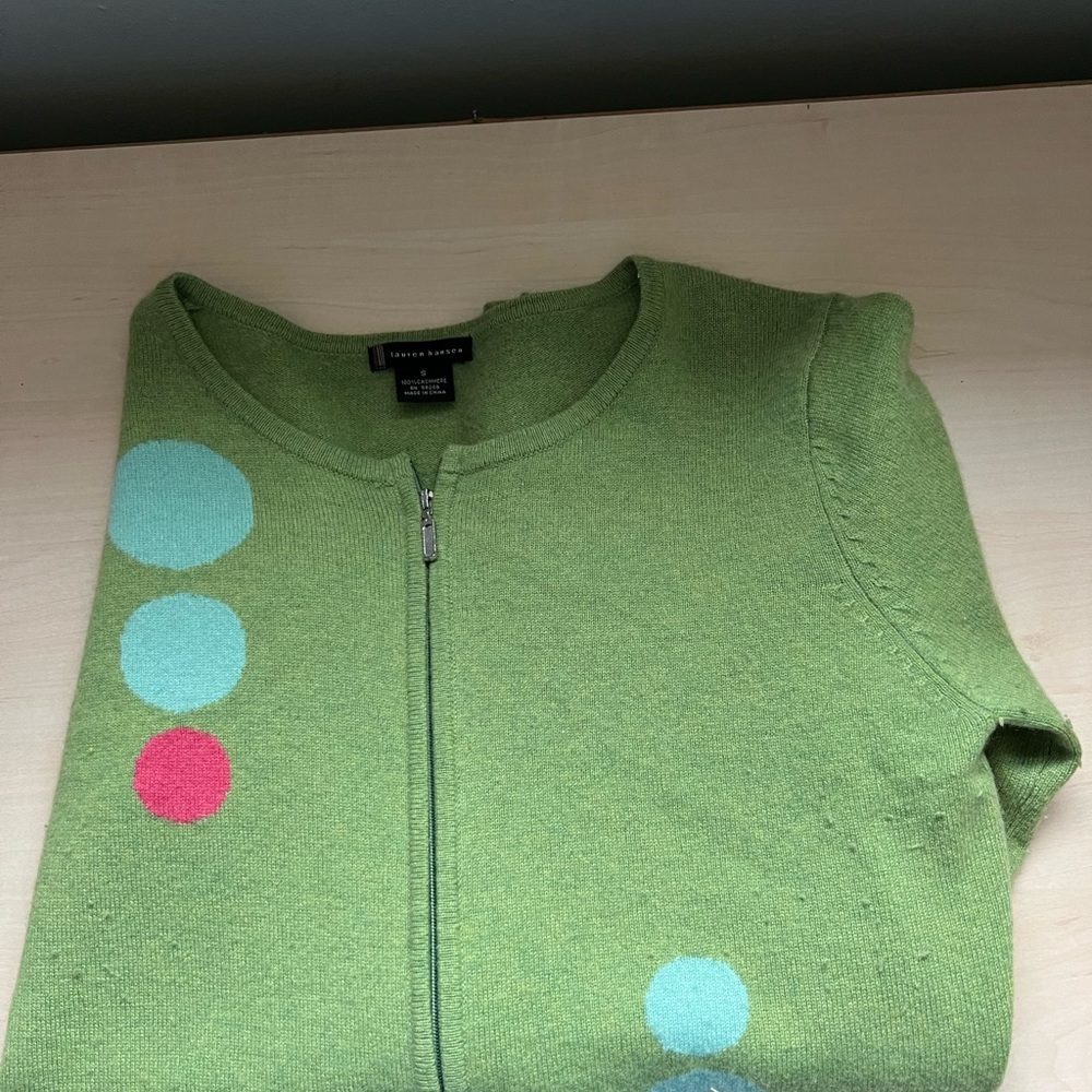 100% Cashmere sweater Lauren Hansen size S - Picture 2 of 3